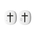 Christian Cross AirPod Max Case — Minimal Black Cross Headphone Covers