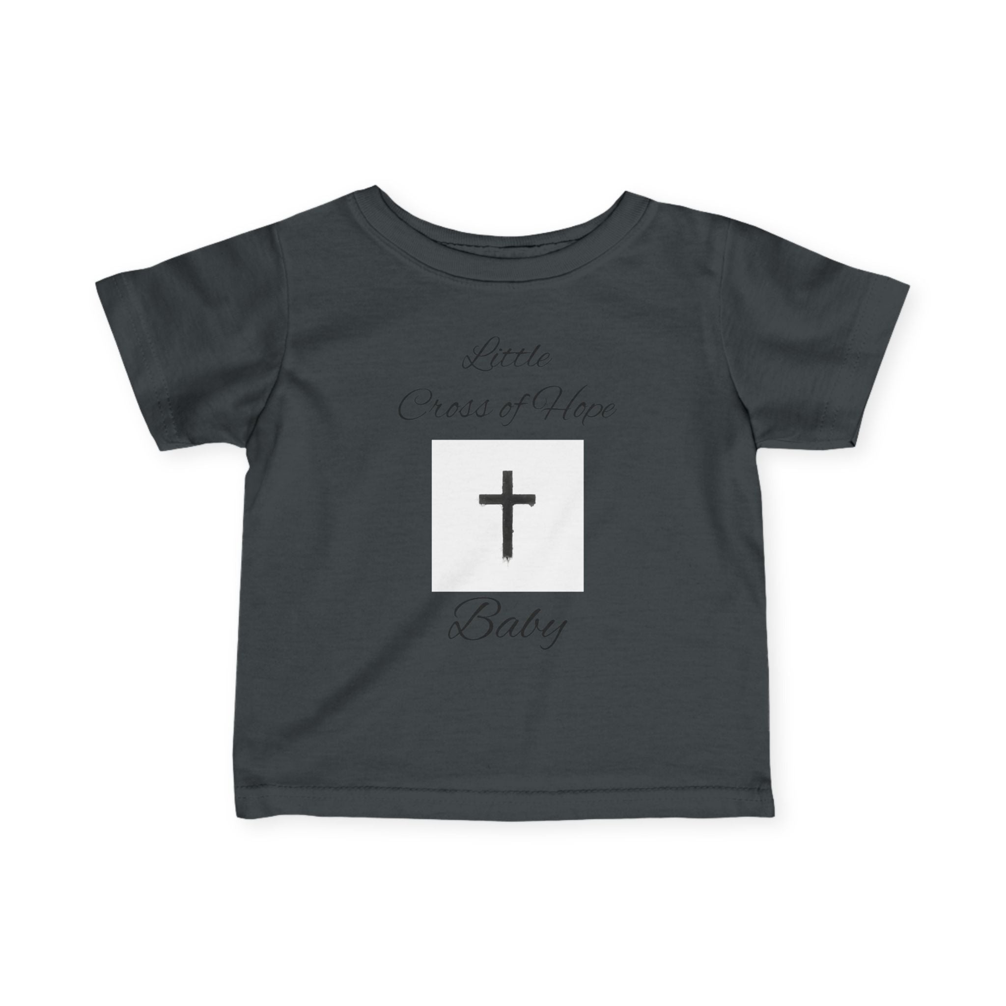 Infant Tee — "Little Cross of Hope Baby" Christian Baby Shirt
