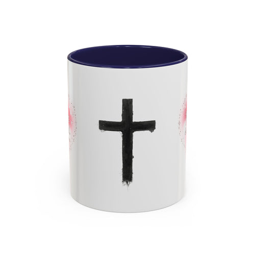Christian Coffee Mug — 'You Are So Loved' Heart Design (Cross Accent)